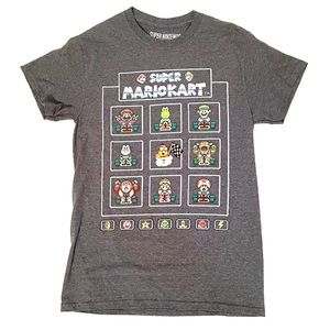 Super Mario Kart Super Nintendo T-shirt tee